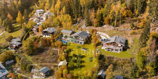 TERRAIN BELACHAT Terrain constructible exceptionnel de 2419 m2, CHAMONIX